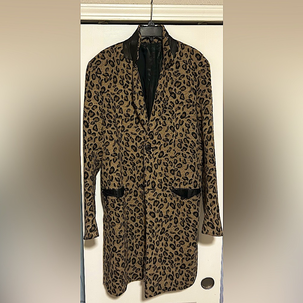 Limited Edition: ‘15 Collab: Nick GimShaw X Topman - Leopard Crombie Dress Coat